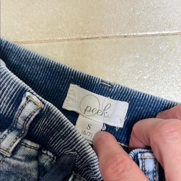 Patriotic Stars and Stripes Kids Tank Top and Peek Jean Shorts - Picture 2 of 9